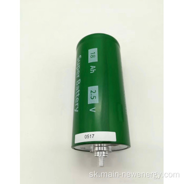 2,5V18AH lítium titanuátovej batérie